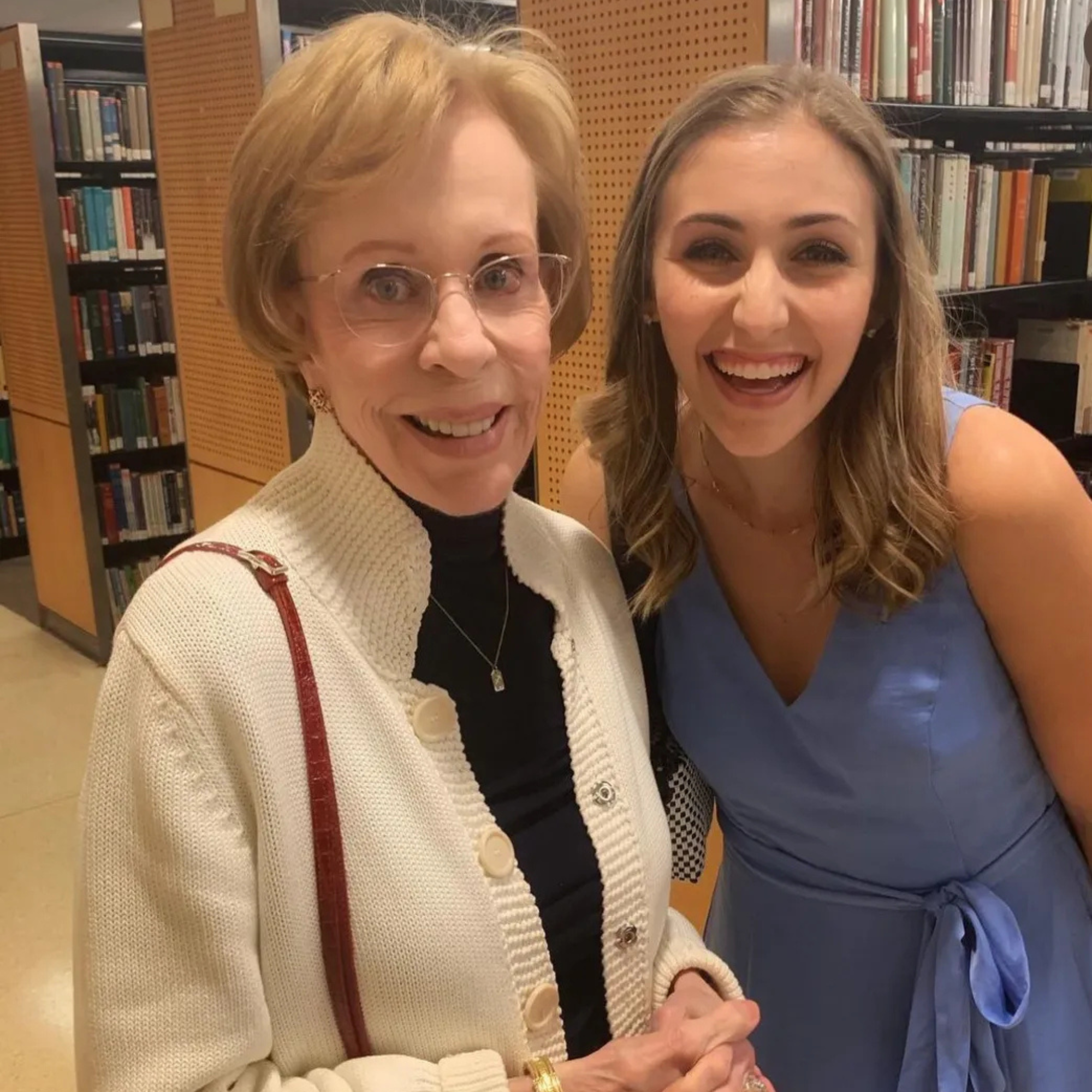 Carly with Carol Burnett