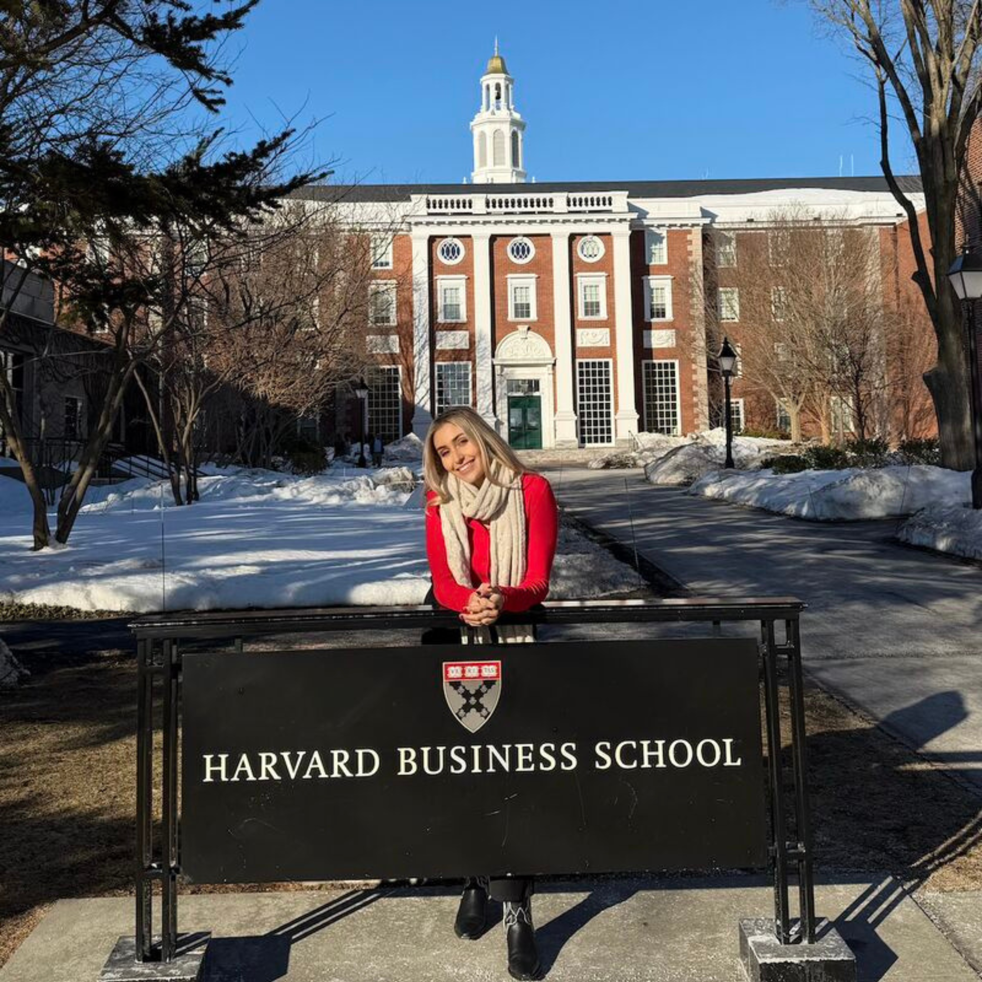 Carly at Harvard Business School